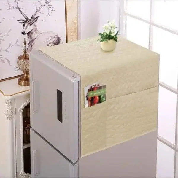 1 Pc Quilted Fridge Cover