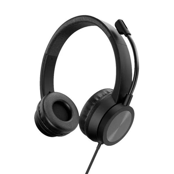 Q5 USB Wired Headphone with Microphone On-Ear Headset for PC, Laptop, Office Meetings Call Centre