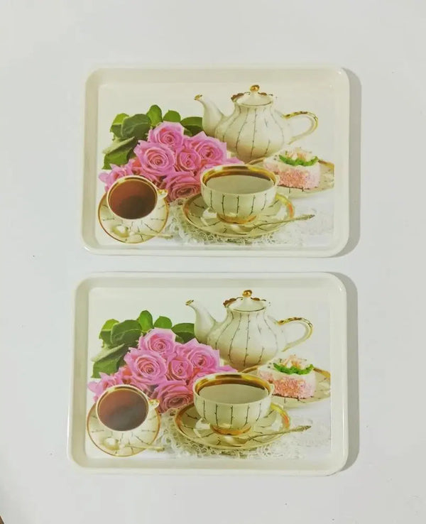 Melamine Serving Tray, Pack Of 2