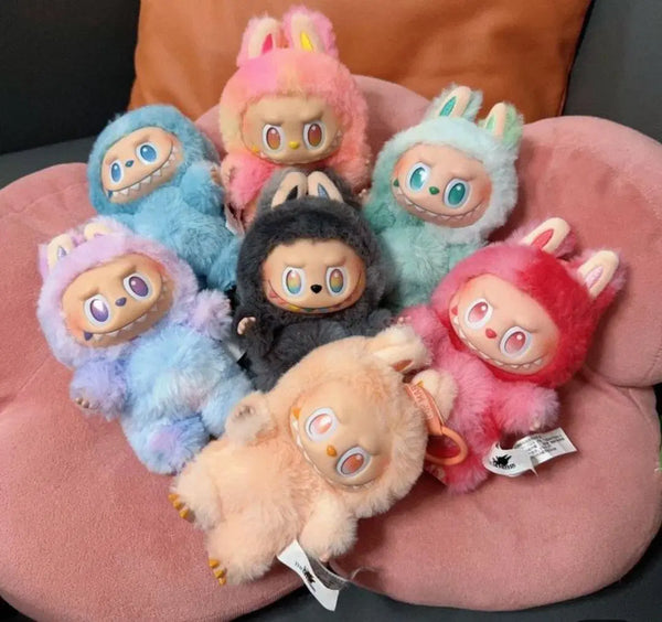 Labubu Doll Plush Toy & Keychain - 3 Pcs