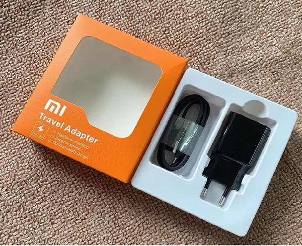 Xiaomi 18W Fast Charger with Built-in Micro USB Cable | Quick Charging Adapter