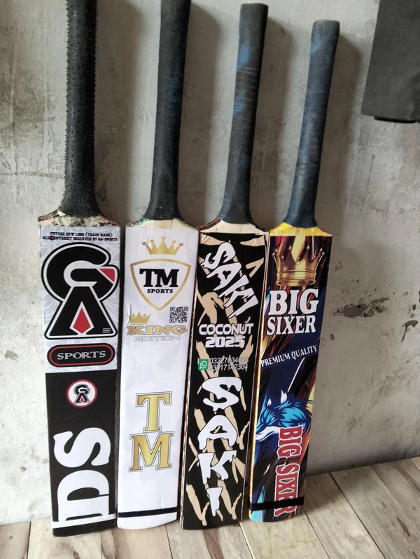 Multicolor Wooden Bat for Boys - 1 Pc